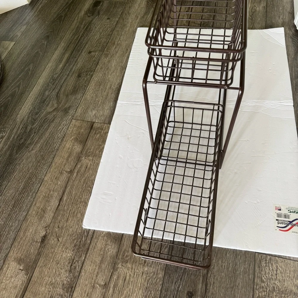 Brown Metal Wall Shelf